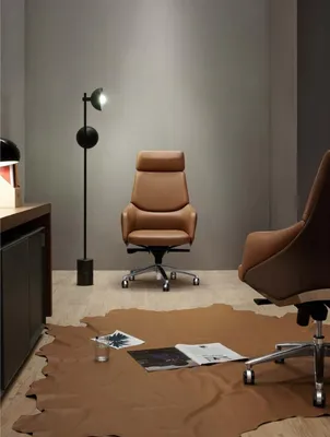 Obrázek produktu pro Umělá kůže Křeslo v černé barvě moderní elegantní styl