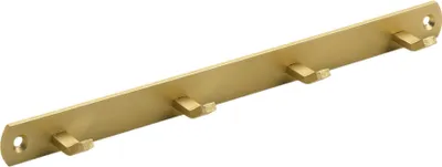Produktbild von Hettich Garderobenleiste 4 Haken 27,0 x 2,0 x 3,0 cm gold