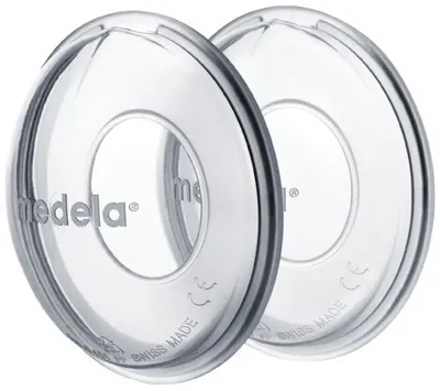 Produktbild von Medela Milch-Auffangschalen aus Silikon – BPA-frei – Weiches und flexibles Design für maximalen Komfort – 2er Pack 1 stück (2er Pack) Milchauffangschalen