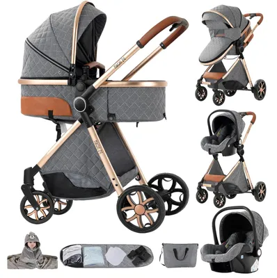 Produktbild von Babywagen, faltbar, multifunktionales Reisesystem, YV9-GRAU