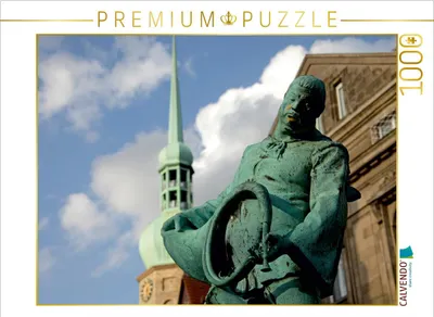 Produktbild von Calvendo Bläserbrunnen und Reinoldikirche 1000 Teile Puzzle quer 640x480mm, Schickert Peter; 7439260