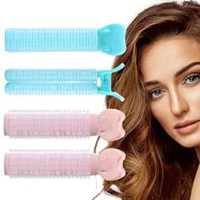 Zdjęcie produktu dla Zestaw lokówkoków, 4 sztuki - narzędzie do stylizacji włosów, kolorowe - do kręcenia włosów, dla wszystkich rodzajów włosów i fryzur