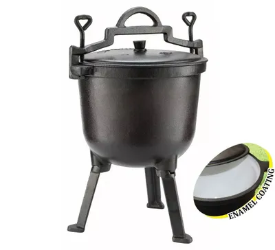 Produktbild von Jagdtopf Aus Gusseisen Emailliert 10L Kinghoff Kh-2243