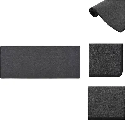 Produktbild von vidaXL Teppichläufer Anthrazit 80x200 cm -  Teppiche