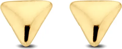 Produktbild von New Bling Goud 9NBG-0069 Oorknop Driehoekje - Bewerkt - 4mm - Goud