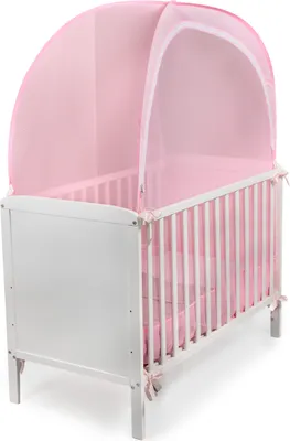 Obrázek produktu pro Deconet Pop out moskytiéra do postýlky, 130x70cm, růžová