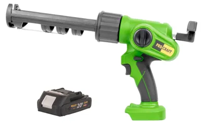 Obrázek produktu pro Akumulátorová pistole Procraft PC20bb 20 V 2000 N 280 - 310 ml + 1x akumulátor 2,0 Ah - bez nabíječky.