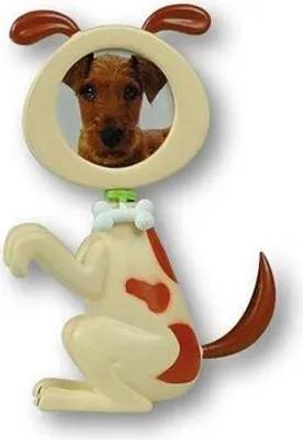 Produktbild von Gummi-Fotorahmen in Hundeform
