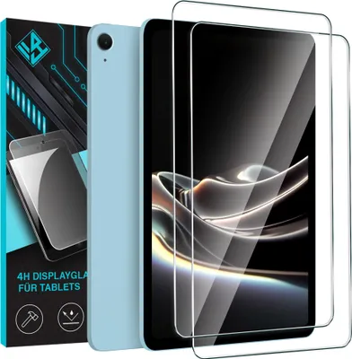 Produktbild von 2x 4H Tablet Schutzglas für Apple iPad 10. Gen 10.9 Zoll Displayglas Displayschutz