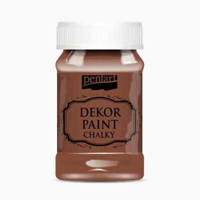 Produktbild von PENTART Dekorfarbe Chalky, 100 ml, Braun