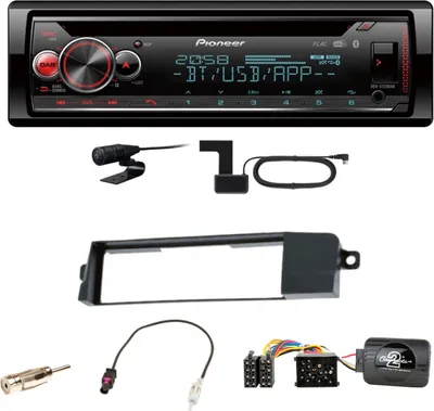 Produktbild von Pioneer DEH-S720DAB Bluetooth USB FLAC CD Digitalradio Einbauset für BMW 3er E46