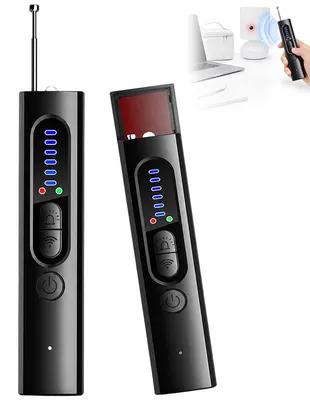 Produktbild von Anti-Spionage Detektor mit 5 Modi (1 MHz–7,5 GHz) – IR Kamera-Finder, GPS Tracker, 25 h Akku, nur 30 g – für Hotel, Bad und Reise