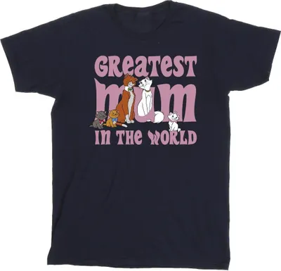Produktbild von Disney - "The Aristocats Greatest Mum" T-Shirt für Herren BI11908 (5XL) (Marineblau)