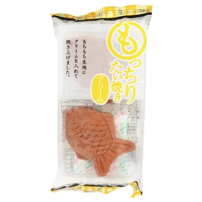 Produktbild von Tada | Mocchiri Taiyaki Creme - 150g - 2 Stück - Fischkekse - Japanische Süßigkeiten