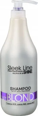 A bottle of shampoo on a white background.
