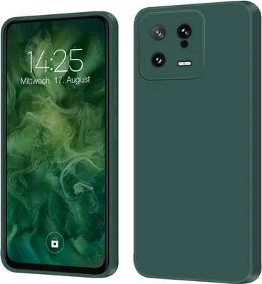 Produktbild von Hülle für Xiaomi 13 5G Case Cover Bumper Silikon Softgrip Schutzhülle Farbe: Grün