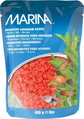Produktbild von Marina Aquarienkies Gravel Orange 450 g