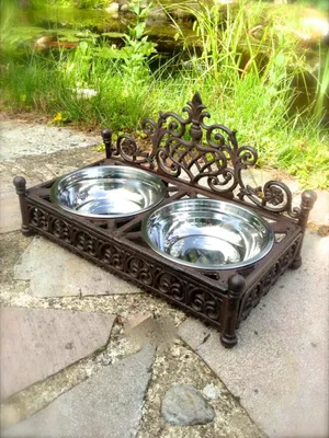 Produktbild von Futternäpfe im Landhausstil, Fressnapf f. Hund o. Katze- Futternapf wie antik