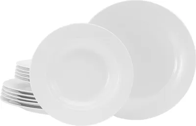 Produktbild von Tafelservice - für 6 Personen - Weiß - Porzellan - 12-teilig