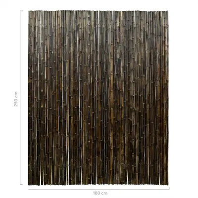 Obrázek produktu pro Tmavohnědá bambusová rolka (bambusový plot) 180 x 250 cm