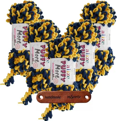 Produktbild von 5 x ALIZE Puffy More 6631 mit Label