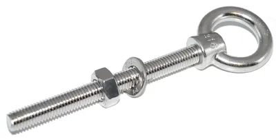 Ösenschraube M8x80 Edelstahl A4, 6 Stück mit Mutter
