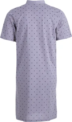 Produktbild von Herren Nachthemd Kurzarm Schlafanzug Pyjamaoberteil Nachtwäsche, Farbe:Anthrazit, Größe:M