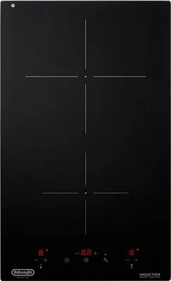 Zdjęcie produktu dla De’Longhi PIN 32, Czarny, Wbudowany, 30 cm, Płyta indukcyjna strefowa, Szkło ceramiczne, 2 stref(y)