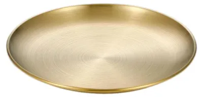 Obrázek produktu pro Sada dvou kulatých nerezových talířů, průměr 26 cm