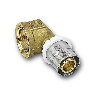 Produktbild von Aluverbund Pressfitting SANHA bleifrei Übergangswinkel Innengewinde 26 x 3 - 1' Multikontur DVGW