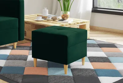 Obrázek produktu pro Taburet HANS modrozelený - MONOLITH 37