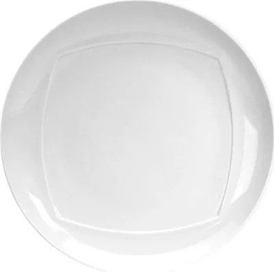 Image de Assiette plate Spazio Blanc - D 28 cm