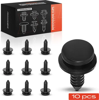 Image de Frankberg 10x Attaches de fixation Hayon pour VW Golf 5 1K1 Polo 9A 9N Passat 365 Audi A3