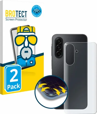 Produktbild von 2x BROTECT Fullscreen Schutzfolie für Samsung Galaxy A17 4G (Rückseite) Displayschutz Folie Fullcover Matt Entspiegelungsfolie