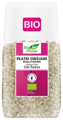 PŁATKI OWSIANE BEZGLUTENOWE BIO 300 g - BIO PLANET