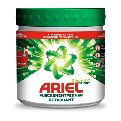 Obrázek produktu pro Ariel odstraňovač skvrn v prášku pro zářivě čisté bílé prádlo 500 g