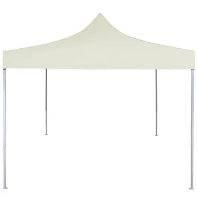 Immagine prodotto di Gazebo Professionale Pieghevole 2x2 m in Acciaio Crema