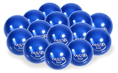 Immagine prodotto di 15 palline Togu Faszio locali, Ø 4 cm - blu