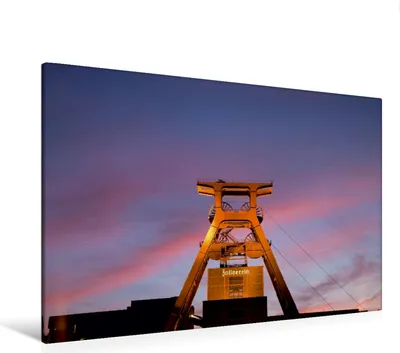 Produktbild von Calvendo  Textil-Leinwand 120 cm x 80 cm quer Zeche Zollverein Essen, Schickert Peter; 7438299