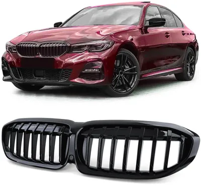 Obrázok produktu pre Športový predný gril čiernej farby, lesklý, pre modely BMW 3 (G20, G21)