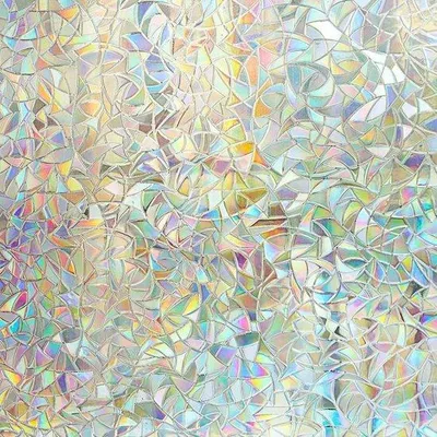 Produktbild von Selbstklebende Regenbogenfolie - Privatschutzfolie - Dekorative Wandfolie - Linienvollständig - 43 x 200 cm