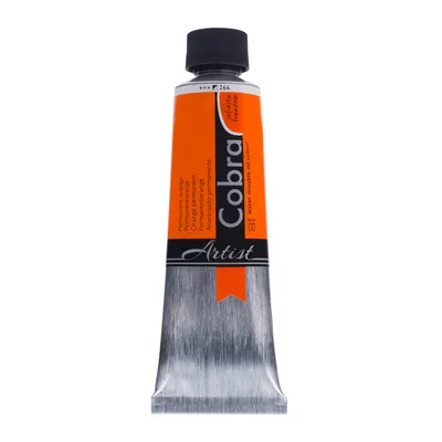 Image de Cobra Artist Peinture à l'huile miscible à l'eau Tube 150 ml orange permanent 266