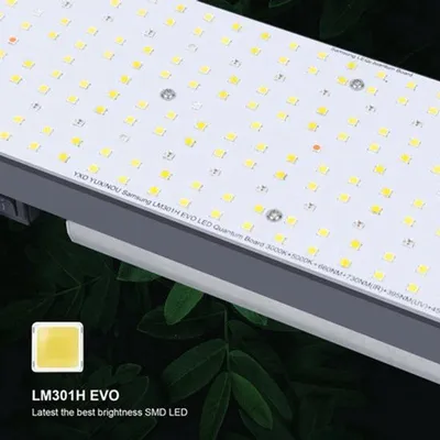Immagine prodotto di Lampada di coltivazione da 240W, spettro completo, per serre e grow box, con modalità specifiche per la fioritura
