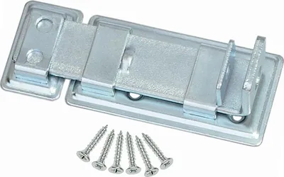Produktbild von Türschloßriegel Türriegel Schubriegel 130 /51 Sicherheits-Schlossriegel Silber