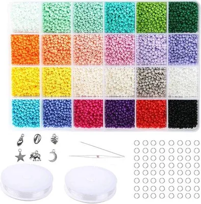 Produktbild von DIY-Schmuckmacher-Set für Erwachsene und Kinder - Mädchen und Frauen - Handgefertigter Schmuck