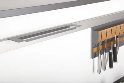 Produktbild von Linero MosaiQ Tuchleiste oben Graphitschwarz