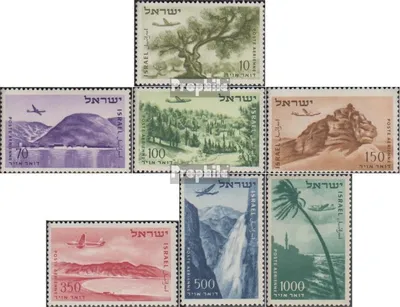 Produktbild von Briefmarken Israel 1953 Mi 80-86 (kompl.Ausg.) postfrisch Landschaften