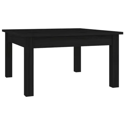 Obrázok produktu pre vidaXL Konferenčný stolík čierny 55x55x30 cm Borovicový masív