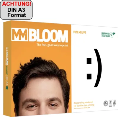 Obrázok produktu pre MM BLOOM Kopírovací papier Premium 9938B80B A3 80g 500 listov