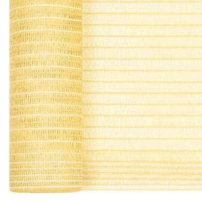 Image de vidaXL Panneau de clôture beige 1,5 x 25 m HDPE 195 g/m²